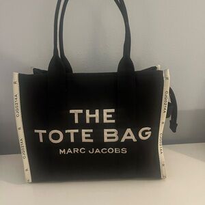 Marc Jacobs Black and Gray Interior Tote